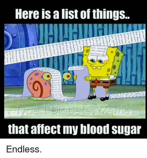 Blood Sugar Meme
