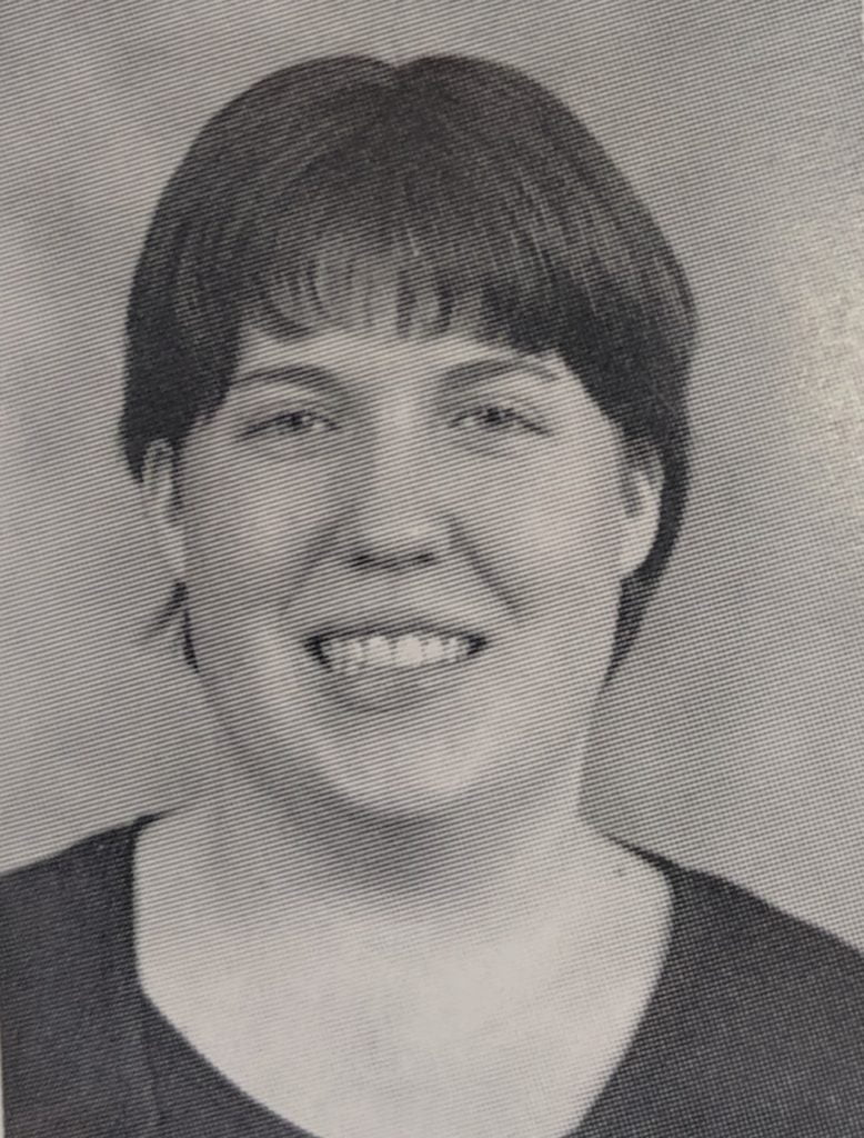 Megan's college yearbook photo