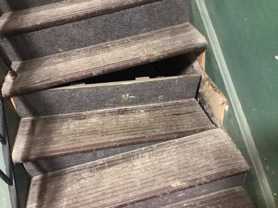 genesis apartments busted stairs