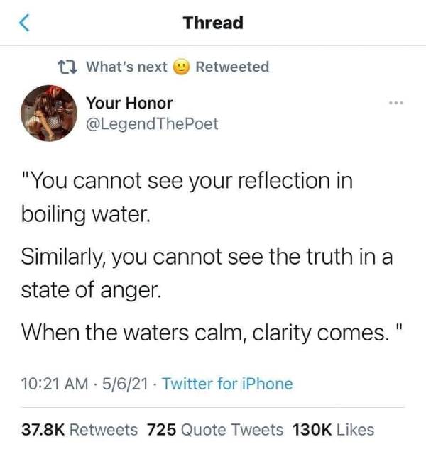 legendthepoet meme you cannot see your reflection in boiling water