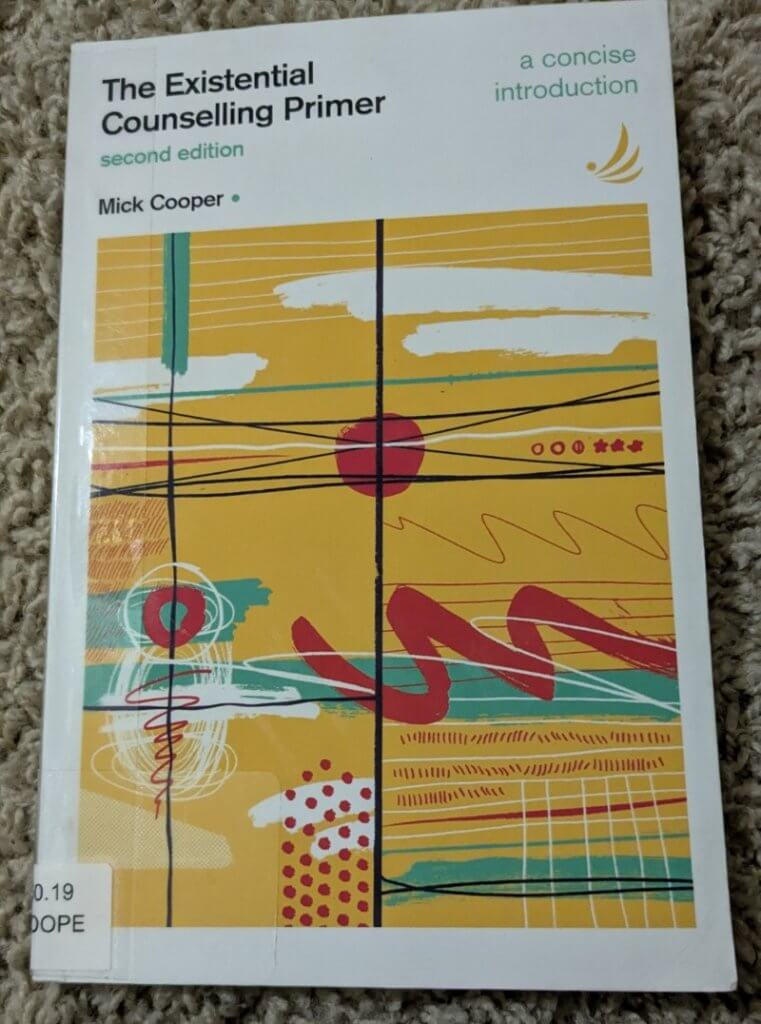 textbook about existental counseling