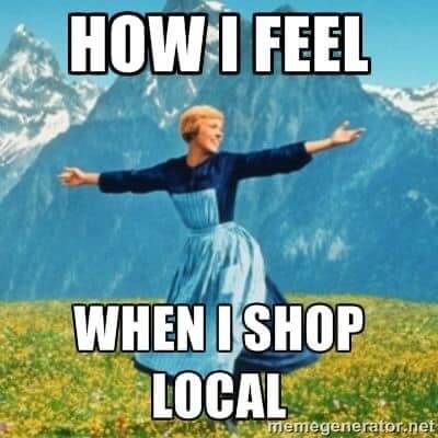 Small Business Saturday Wayne County Indiana 2025 3 the sound of music small business meme