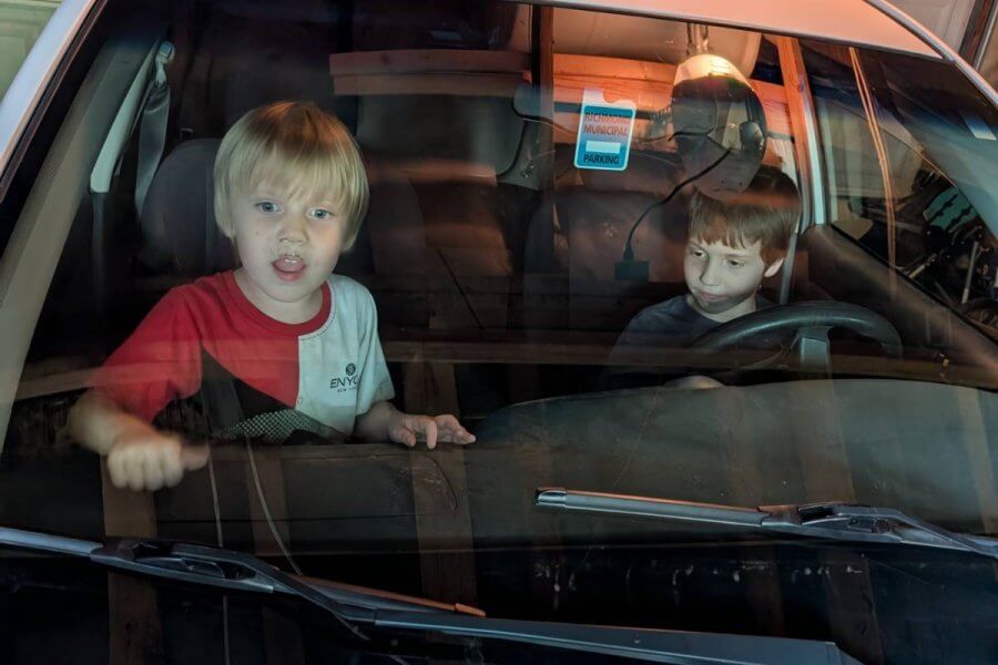 Remember When Teenagers Drove Cars? 6 kids driving car