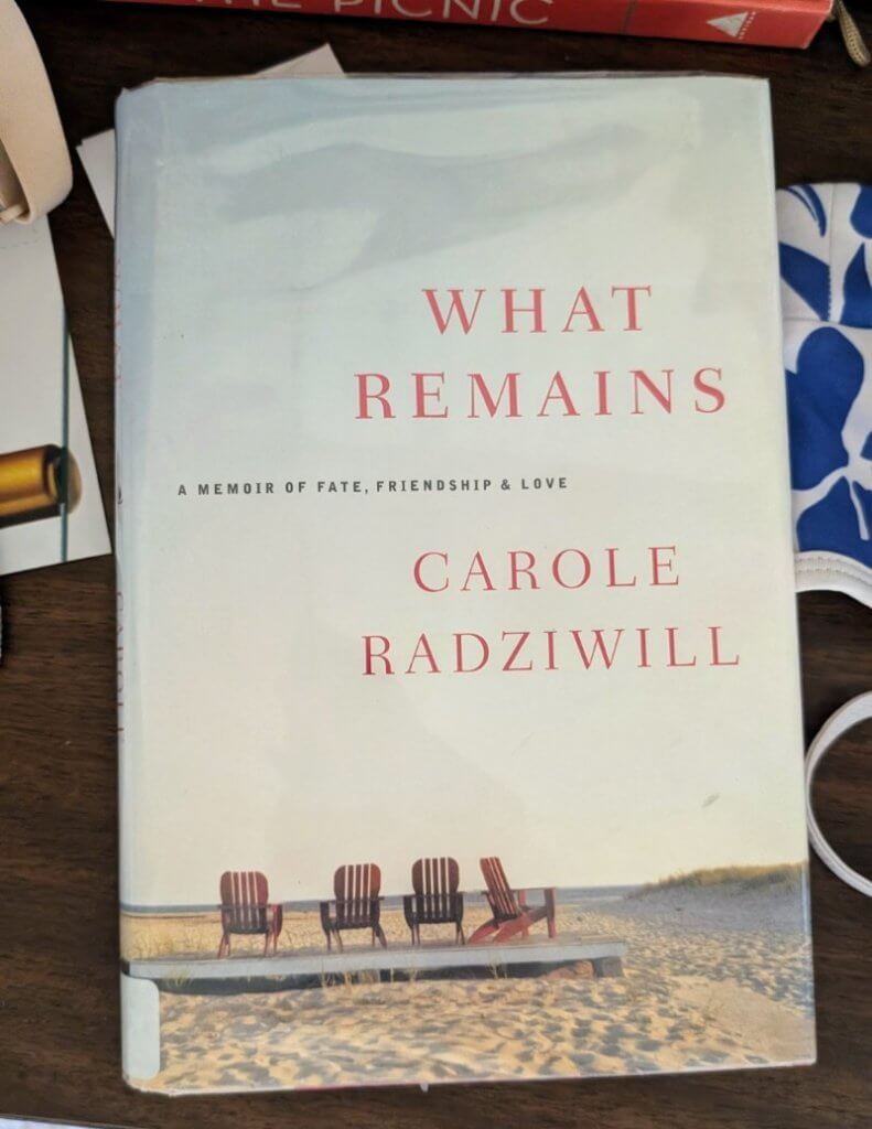 May 2026 Bite Size Book Reviews 8 carole radziwill memoir what remains